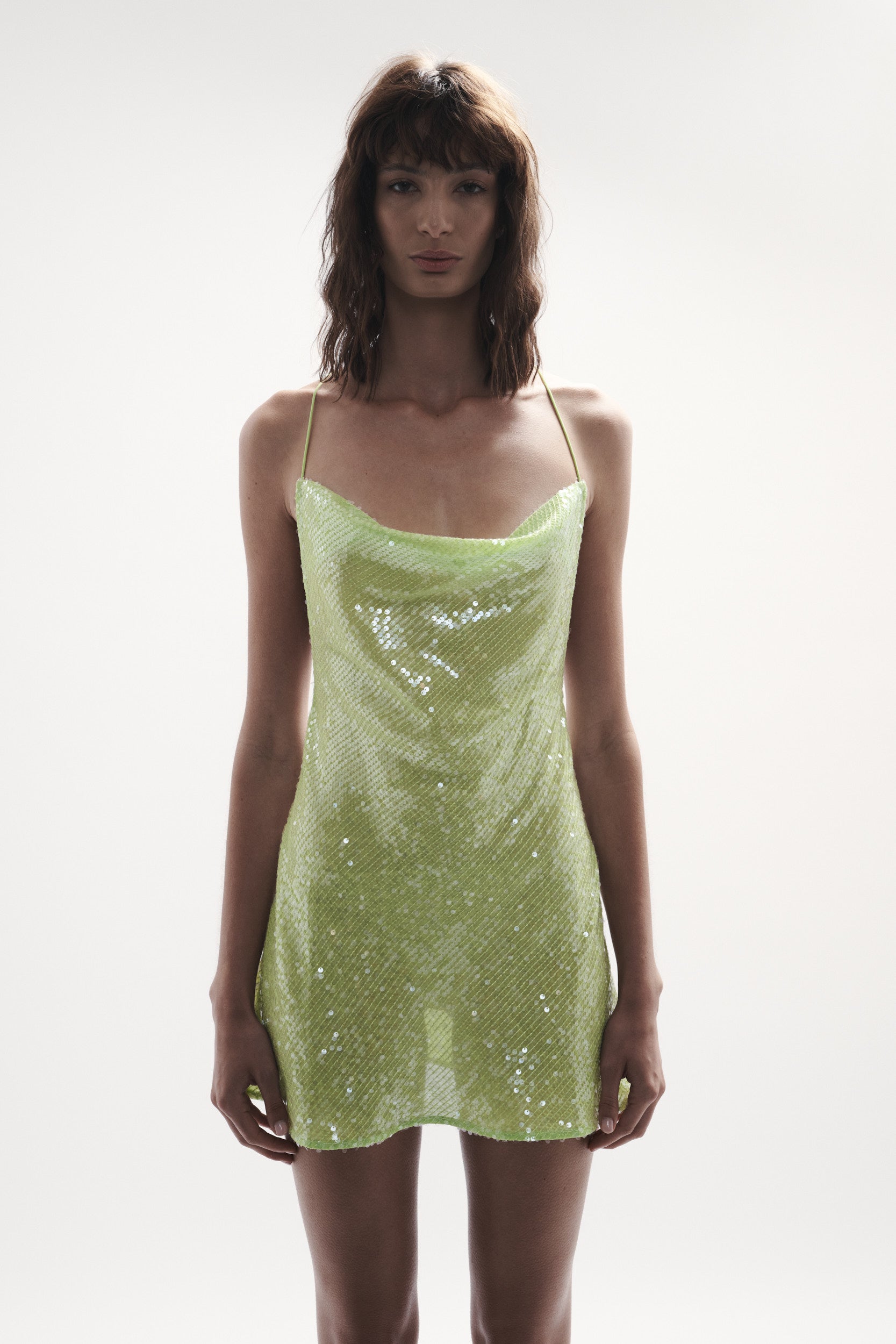 Ibiza Chartreuse // Sequin Mini Dress // SOMMER SWIM Sommer Swim EU Ibiza Chartreuse // Sequin Mini Dress // SOMMER SWIM Sommer Swim EU