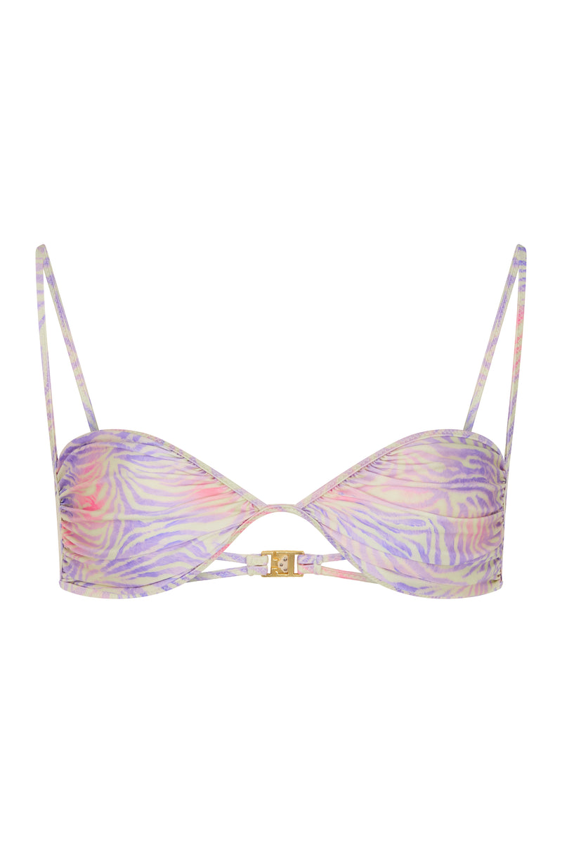 ANA Zebra Haze - Bralette Bikini Top