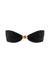 ATLAS Nero Matte - Bandeau Bikini Top