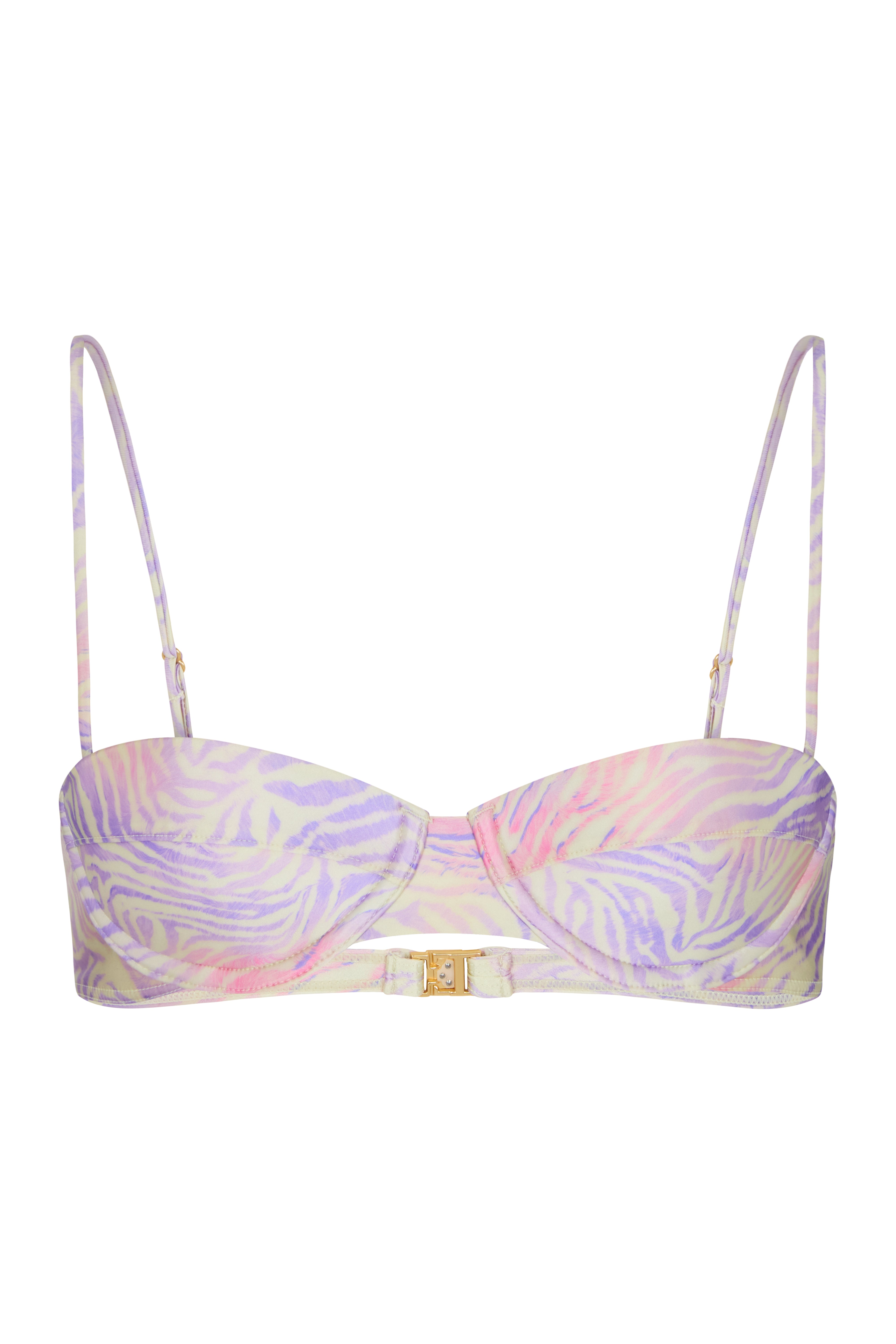 JACI Zebra Haze - Balconette Bikini Top