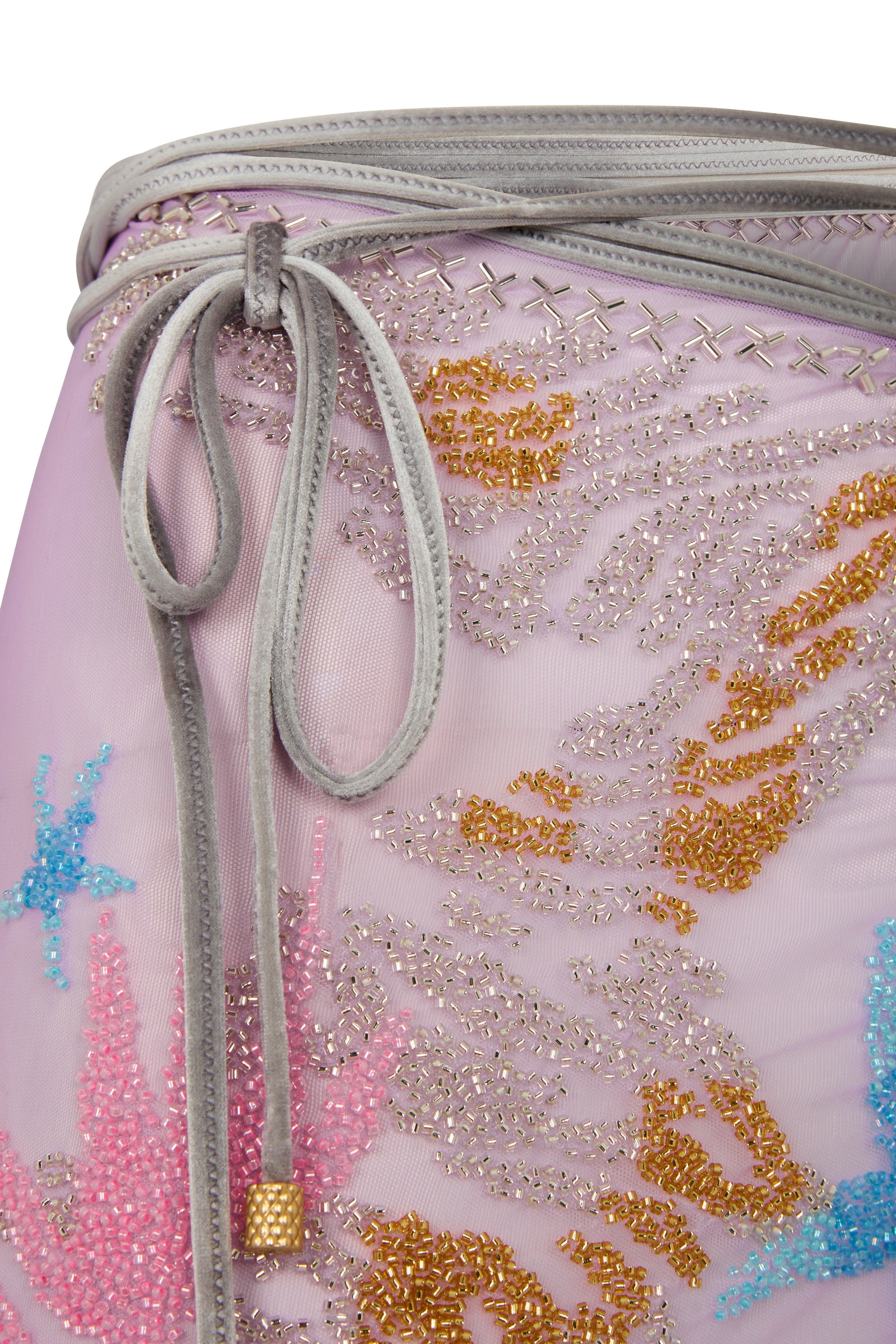 OASIS Beaded Mini Wrap Skirt – Sommer Swim EU