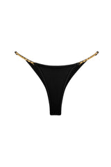SOLE Nero Matte - Chain Bikini Bottoms