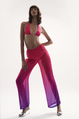 front view womens best resort wear by sommer swim bikini swimwear hot bikinis this summer - capri berry crush is a pink to purple elegant trouser