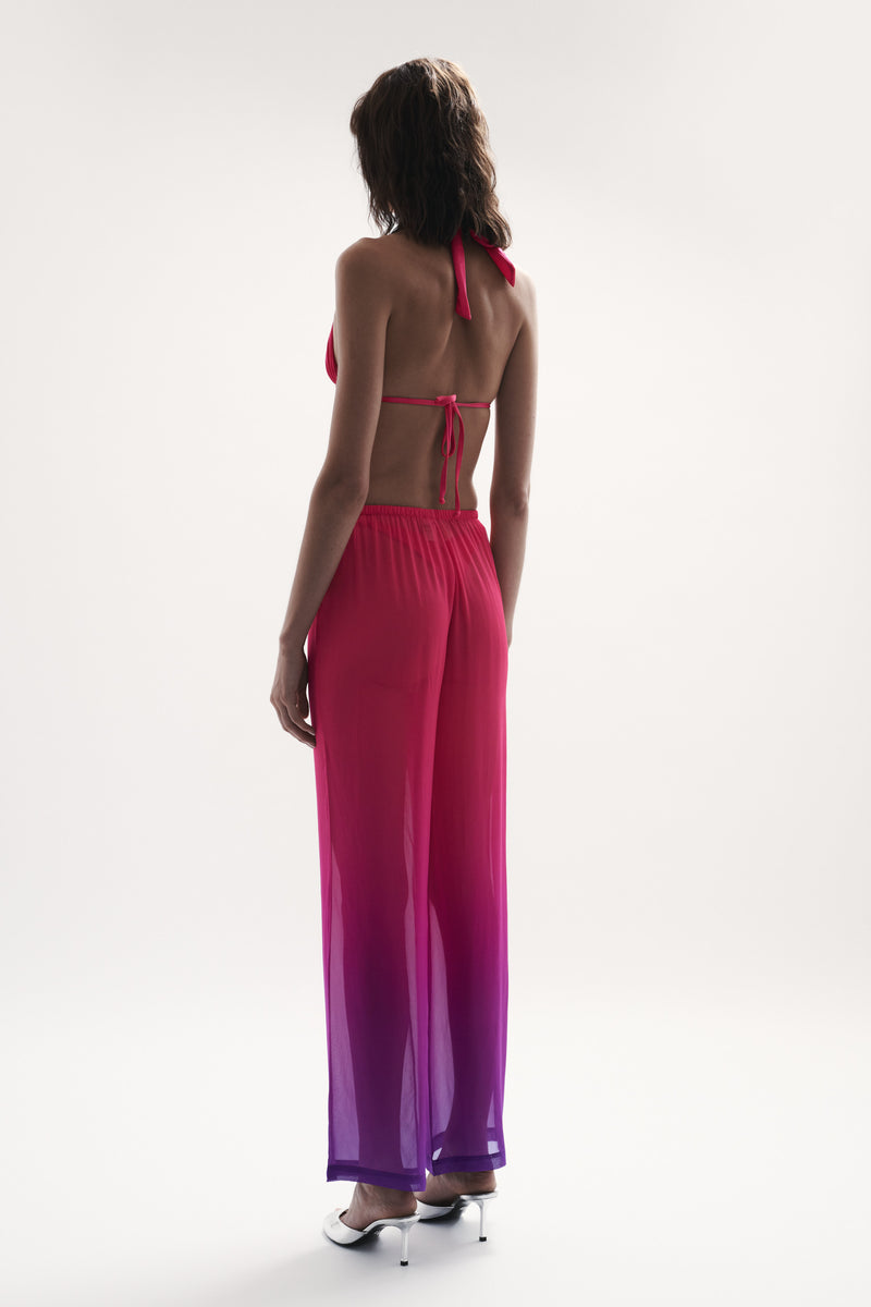 side view womens best resort wear by sommer swim bikini swimwear hot bikinis this summer - capri berry crush is a pink to purple elegant trouser