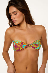 ATLAS Opus Print - Bandeau Bikini Top