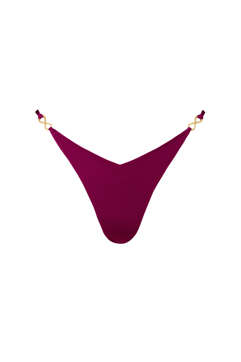 LIORA Plum Caspia - Brazilian Bikini Bottoms