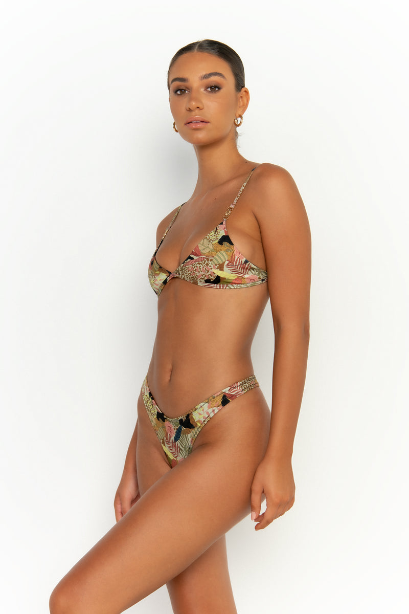 side view womens best bikini by sommer swim bikini swimwear hot bikinis this summer - juliet jaguar is a print bikini with bralette bikini top