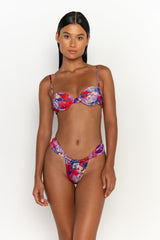 front view womens best bikini by sommer swim bikini swimwear hot bikinis this summer - sadie rococo is a print bikini with brazilian bikini bottom