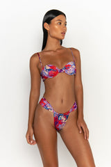 side view womens best bikini by sommer swim bikini swimwear hot bikinis this summer - sadie rococo is a print bikini with brazilian bikini bottom