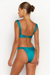 back view womens best bikini by sommer swim bikini swimwear hot bikinis this summer - soriya blue fondale is an aqua blue bikini with balconette bikini top