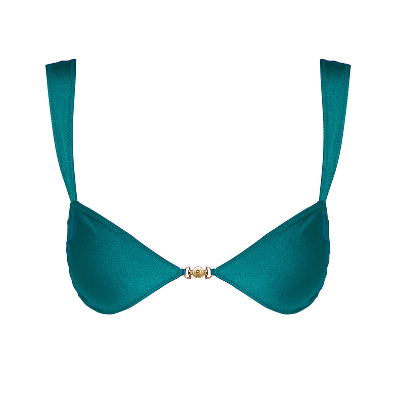 SORIYA Blue Fondale - Balconette Bikini Top