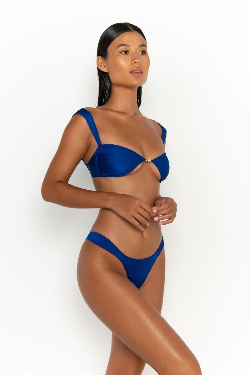 side view womens best bikini by sommer swim bikini swimwear hot bikinis this summer - soriya olympus is a royal blue bikini with balconette bikini top